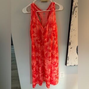 NWT Zeroxposur Active Coral Dress. Padded shelf bra. Pockets. Size XXL. New.